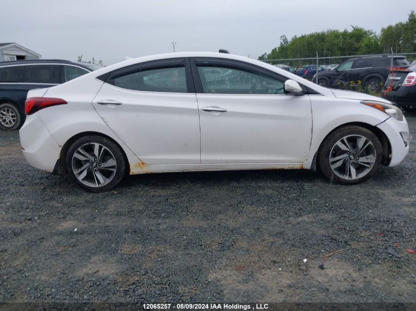 2014 Hyundai Elantra Limited VIN: KMHDH4AH5EU149862 Lot: 12065257