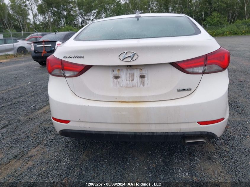 2014 Hyundai Elantra Limited VIN: KMHDH4AH5EU149862 Lot: 12065257