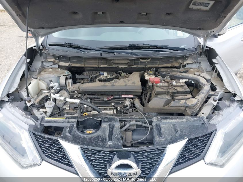 2015 Nissan Rogue S/Sl/Sv VIN: 5N1AT2MV1FC889424 Lot: 12065259