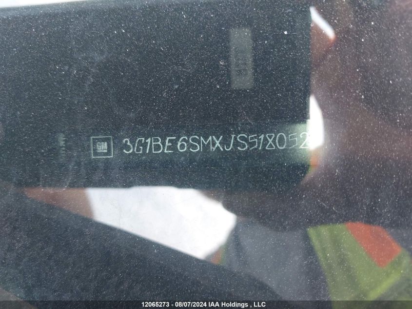 2018 Chevrolet Cruze VIN: 3G1BE6SMXJS518052 Lot: 12065273