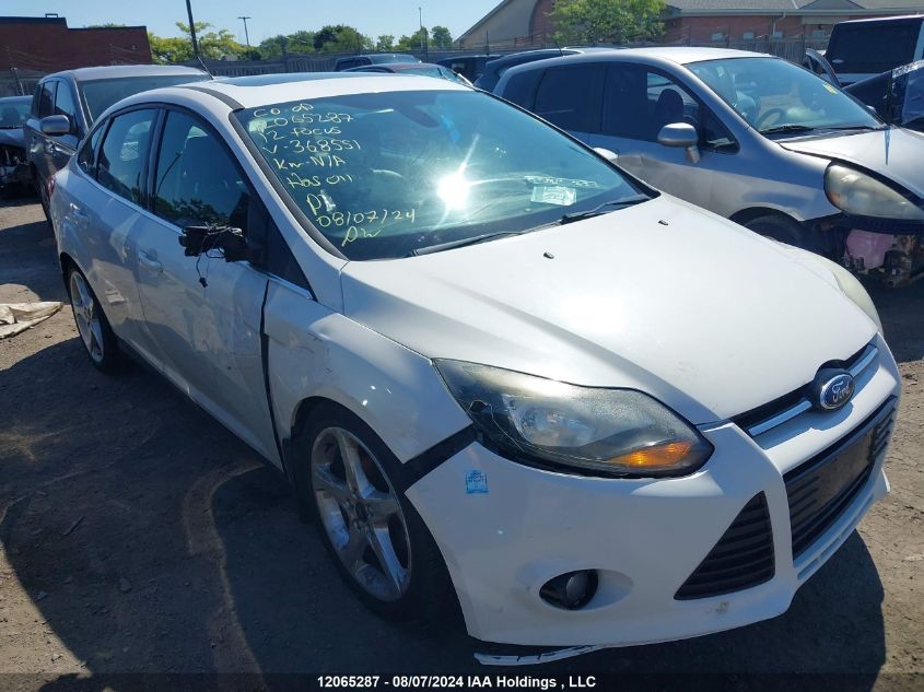 2012 Ford Focus Titanium VIN: 1FAHP3J2XCL368551 Lot: 12065287