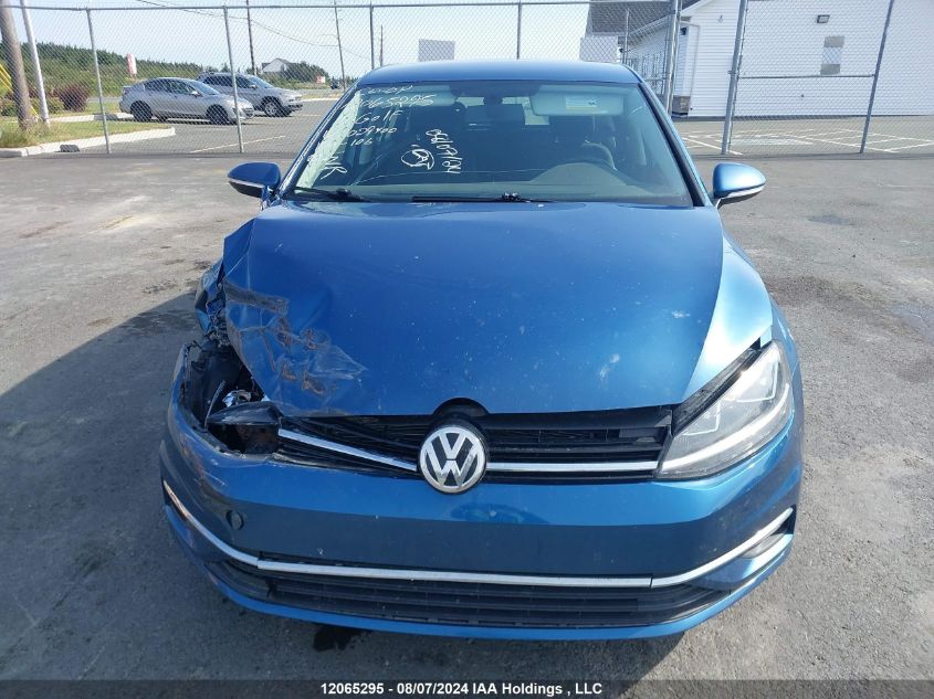 2019 Volkswagen Golf VIN: 3VWG57AU6KM029400 Lot: 12065295