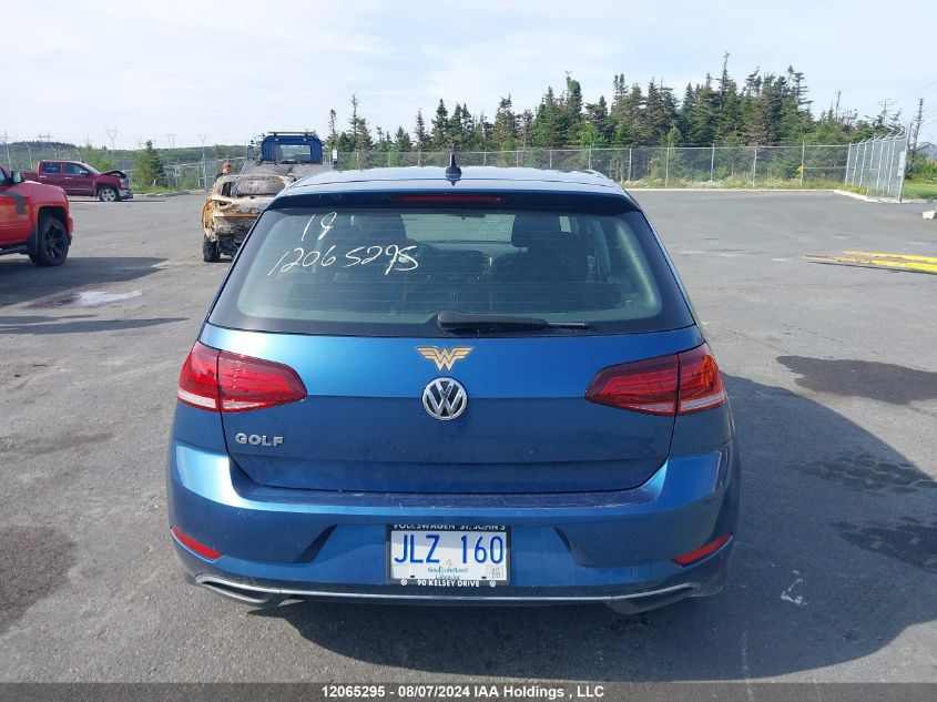 2019 Volkswagen Golf VIN: 3VWG57AU6KM029400 Lot: 12065295