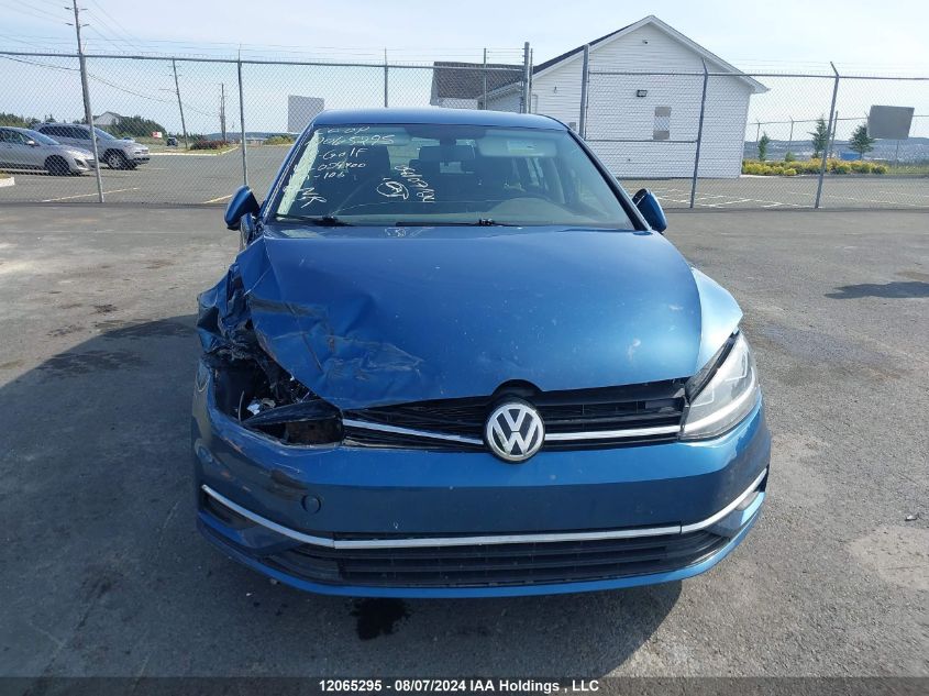 2019 Volkswagen Golf VIN: 3VWG57AU6KM029400 Lot: 12065295