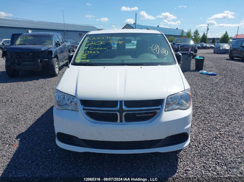 2017 Dodge Grand Caravan Se VIN: 2C4RDGBG1HR873823 Lot: 12065316