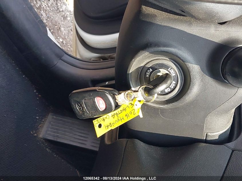 2016 Hyundai Elantra Se/Sport/Limited VIN: 5NPDH4AEXGH798533 Lot: 12065342