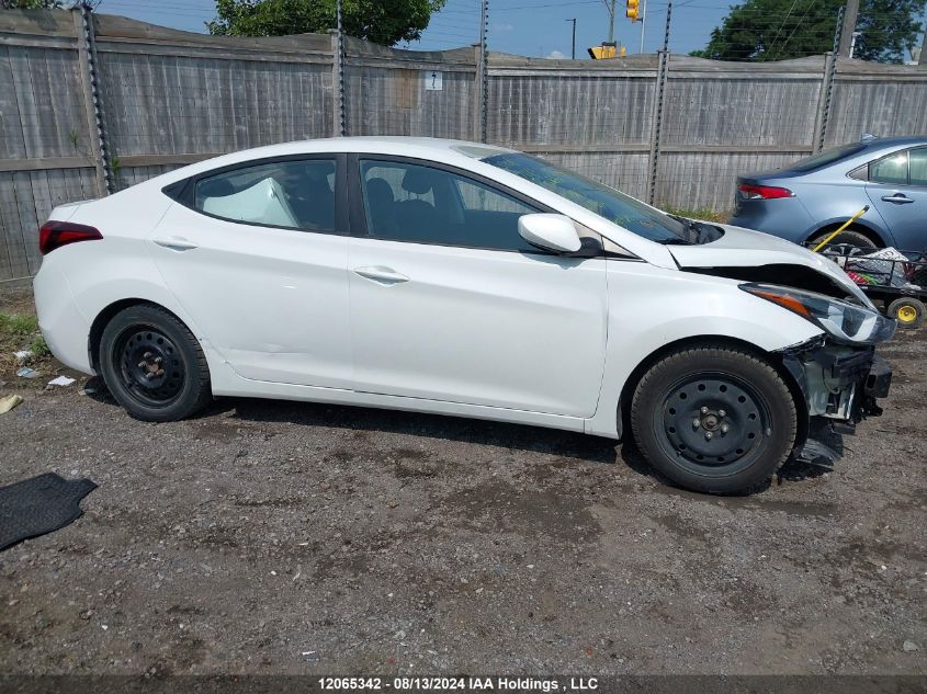 2016 Hyundai Elantra Se/Sport/Limited VIN: 5NPDH4AEXGH798533 Lot: 12065342