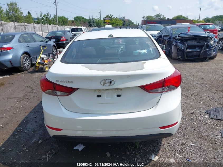 2016 Hyundai Elantra Se/Sport/Limited VIN: 5NPDH4AEXGH798533 Lot: 12065342