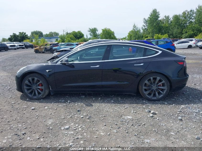 2018 Tesla Model 3 VIN: 5YJ3E1EB9JF110028 Lot: 12065369