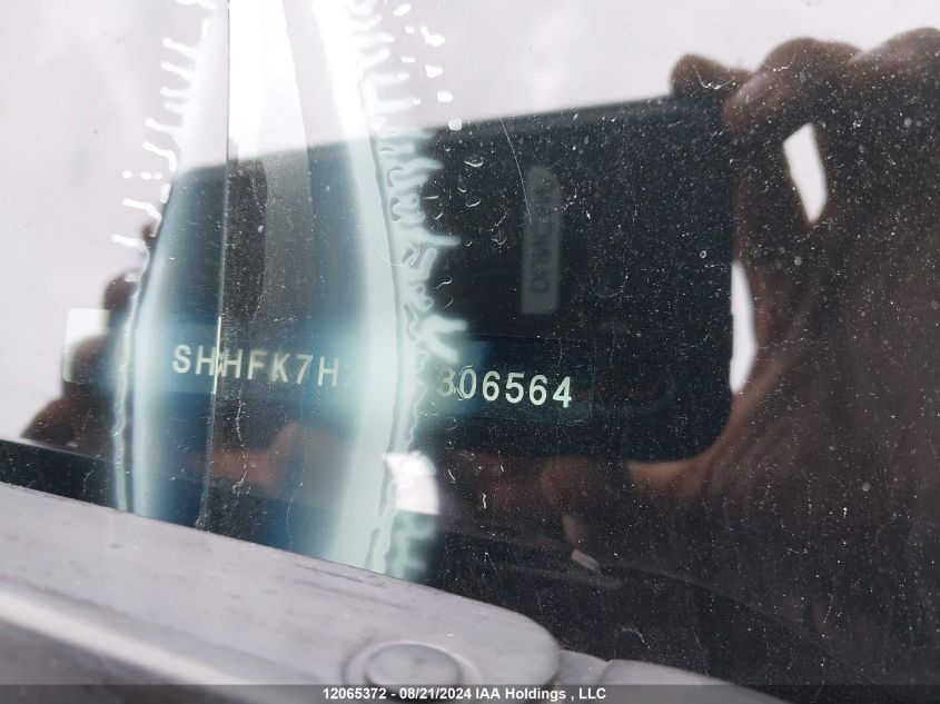 2018 Honda Civic Hatchback VIN: SHHFK7H21JU306564 Lot: 12065372