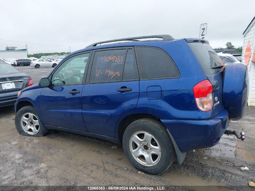 2003 Toyota Rav4 VIN: JTEHH20V830191315 Lot: 12065383