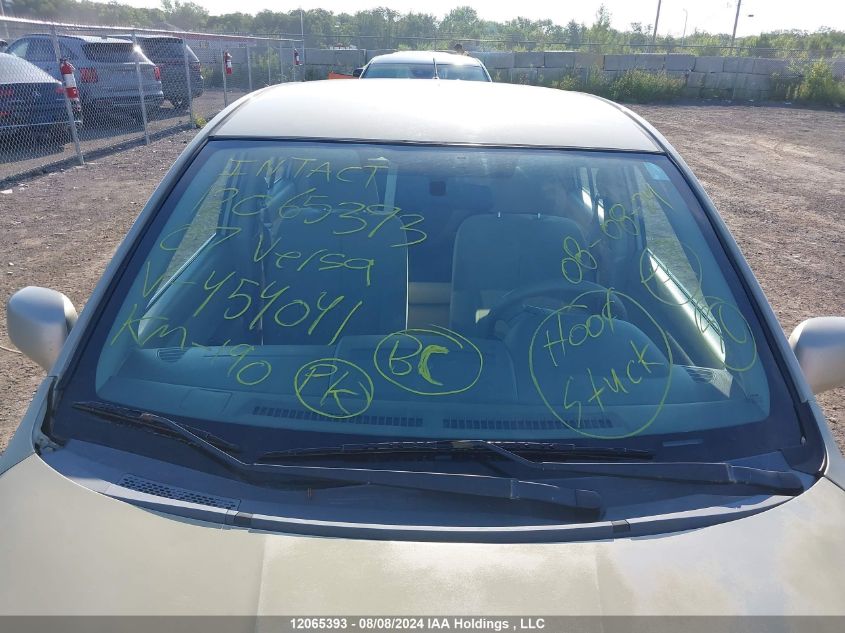 2007 Nissan Versa VIN: 3N1BC11E27L454041 Lot: 12065393