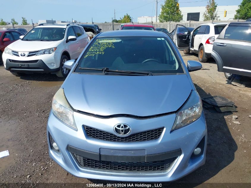 2012 Toyota Yaris VIN: JTDKTUD37CD522021 Lot: 12065400