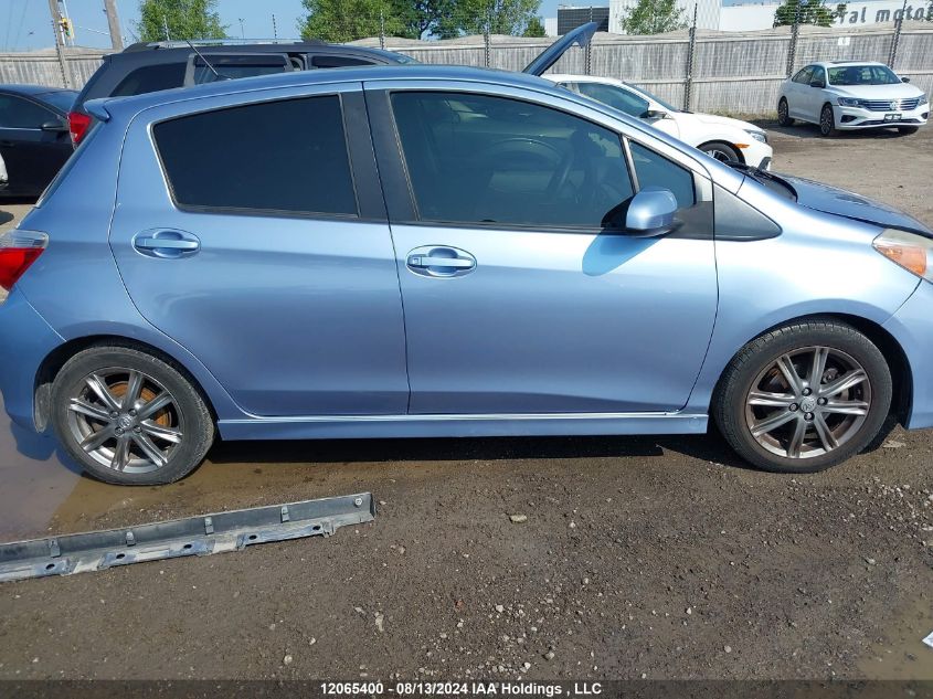 2012 Toyota Yaris VIN: JTDKTUD37CD522021 Lot: 12065400