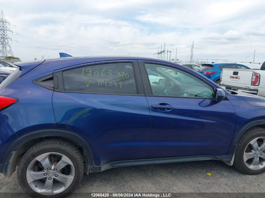 2016 Honda Hr-V VIN: 3CZRU6H34GM114047 Lot: 12065420