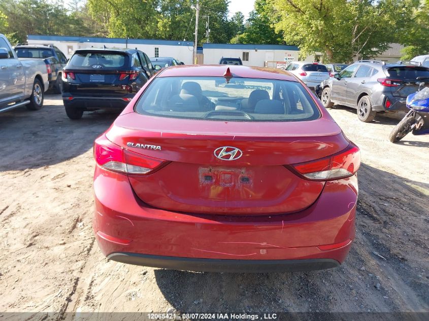 2014 Hyundai Elantra Se/Sport/Limited VIN: 5NPDH4AE2EH458547 Lot: 12065421