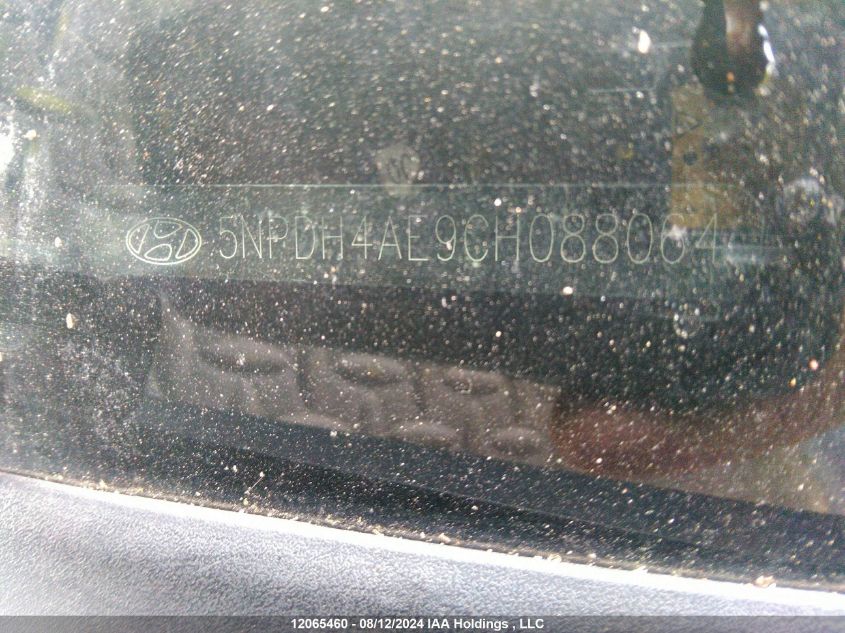 2012 Hyundai Elantra VIN: 5NPDH4AE9CH088064 Lot: 12065460