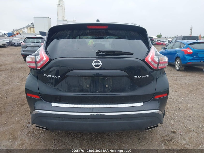 2016 Nissan Murano S/Sl/Sv/Platinum VIN: 5N1AZ2MH9GN132348 Lot: 12065476
