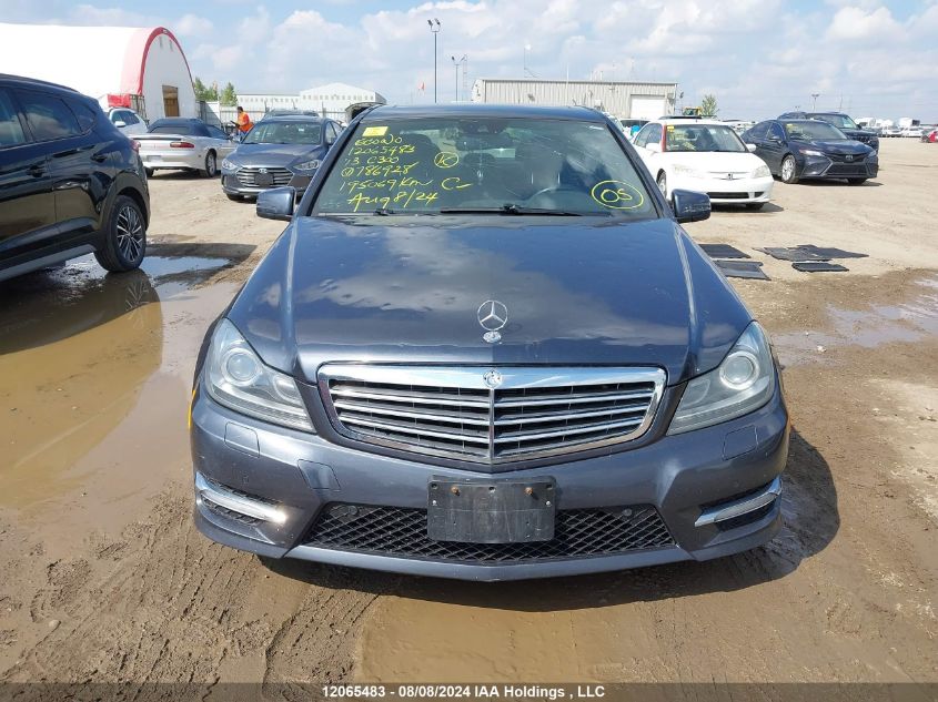 2013 Mercedes-Benz C 300 4Matic VIN: WDDGF8AB5DA786928 Lot: 12065483