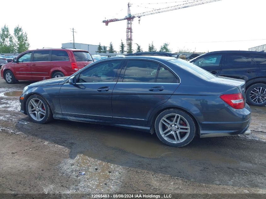 2013 Mercedes-Benz C 300 4Matic VIN: WDDGF8AB5DA786928 Lot: 12065483