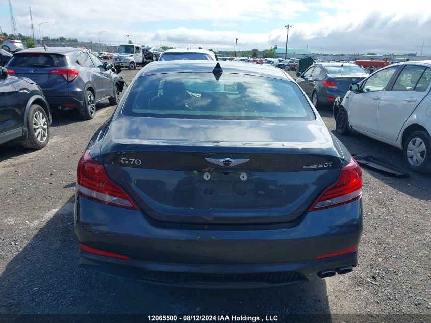 2019 Genesis G70 VIN: KMTG44LA7KU009838 Lot: 12065500