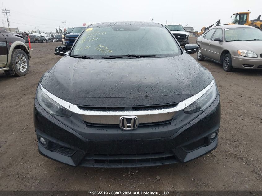 2018 Honda Civic Touring VIN: 2HGFC1F91JH101883 Lot: 12065519