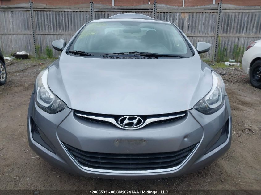 2016 Hyundai Elantra VIN: 5NPDH4AE7GH796240 Lot: 12065533