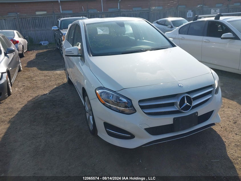 2016 Mercedes-Benz B-Class VIN: WDDMH4EB3GJ406294 Lot: 12065574