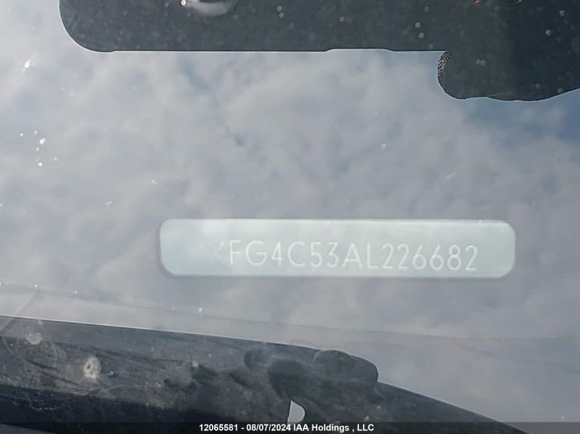 2010 BMW X6 xDrive35I VIN: 5UXFG4C53AL226682 Lot: 12065581