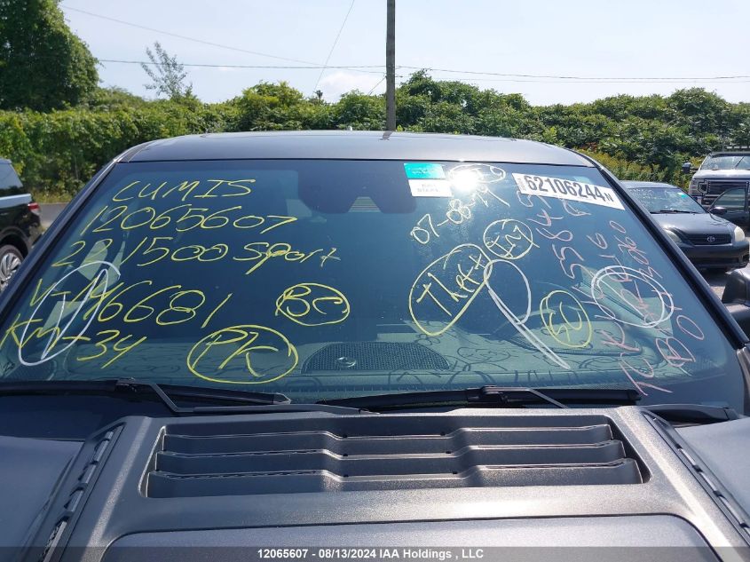 2022 Ram 1500 Sport VIN: 1C6SRFVT2NN146681 Lot: 12065607