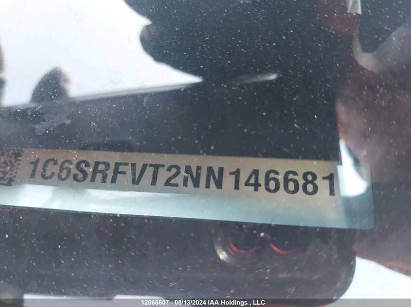 2022 Ram 1500 Sport VIN: 1C6SRFVT2NN146681 Lot: 12065607