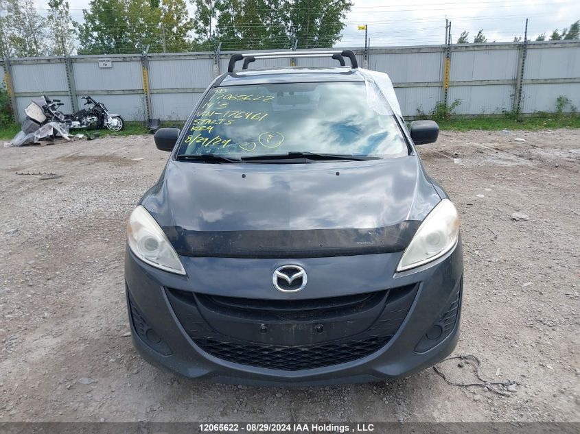 2014 Mazda 5 Touring VIN: JM1CW2CL8E0176461 Lot: 12065622