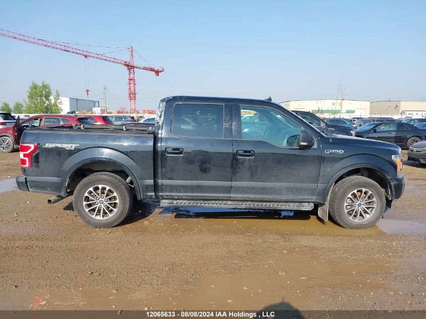 2018 Ford F150 Supercrew VIN: 1FTEW1EPXJFD35300 Lot: 12065633