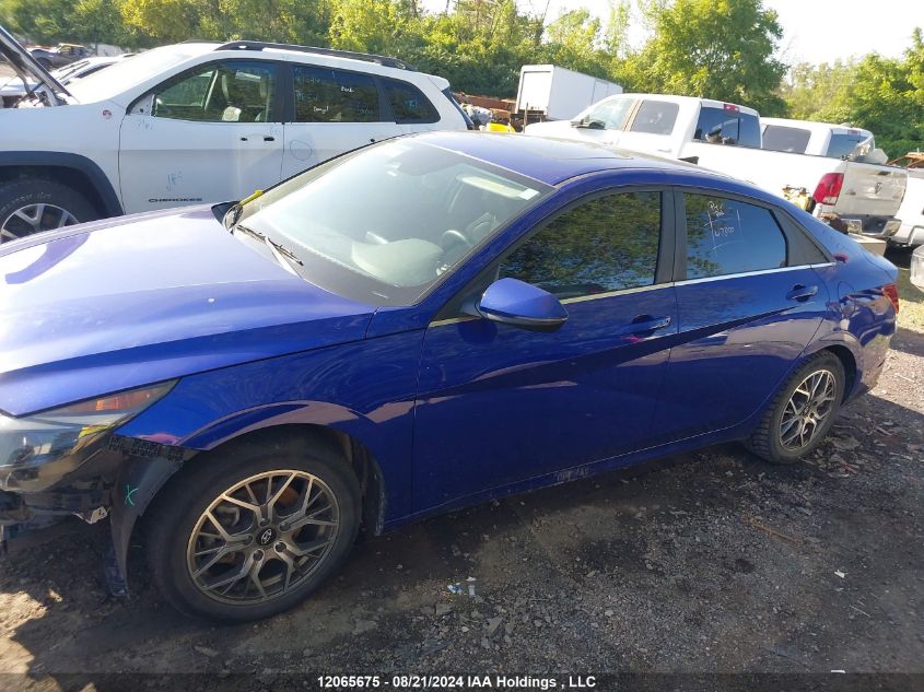 2022 Hyundai Elantra Hybrid Ultimate VIN: KMHLN4AJ0NU026414 Lot: 12065675