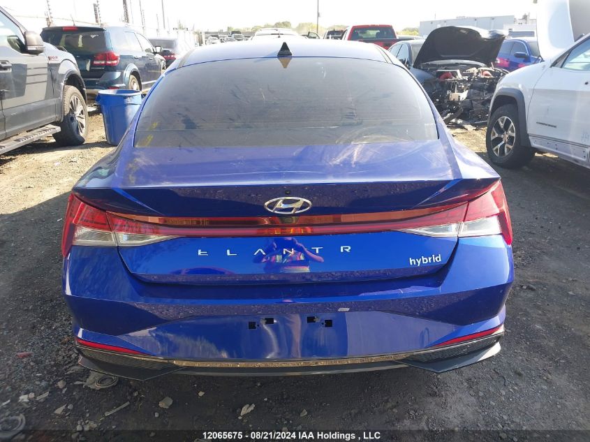 2022 Hyundai Elantra Hybrid Ultimate VIN: KMHLN4AJ0NU026414 Lot: 12065675