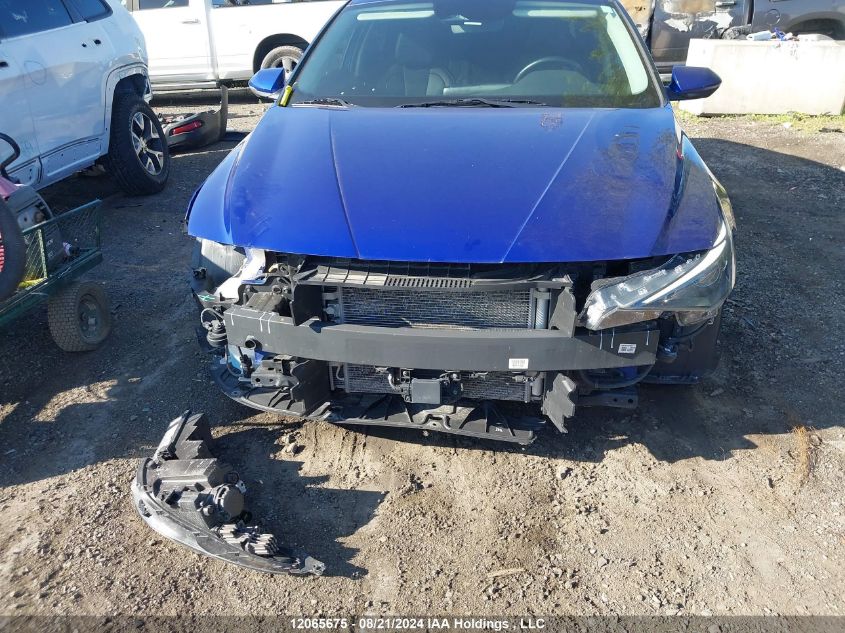 2022 Hyundai Elantra Hybrid Ultimate VIN: KMHLN4AJ0NU026414 Lot: 12065675