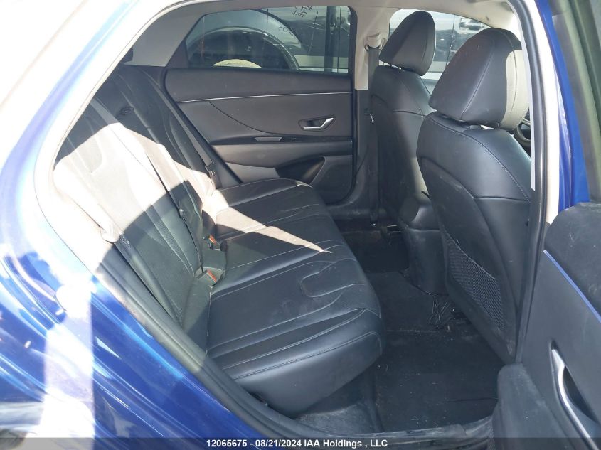 2022 Hyundai Elantra Hybrid Ultimate VIN: KMHLN4AJ0NU026414 Lot: 12065675