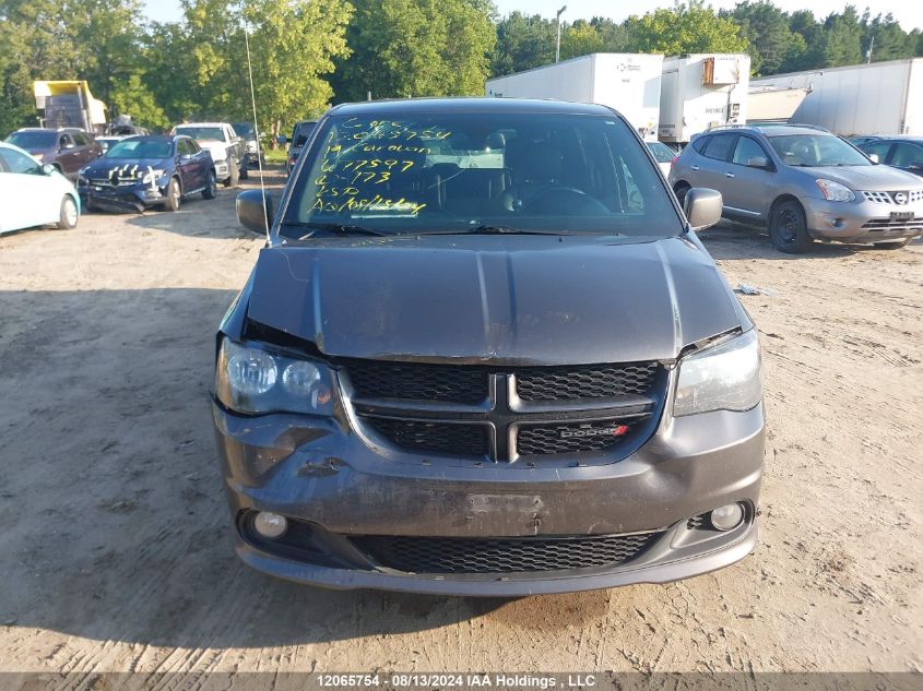 2019 Dodge Grand Caravan Gt VIN: 2C4RDGEG9KR677597 Lot: 12065754
