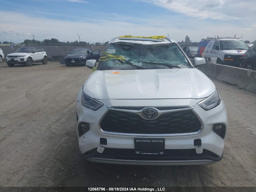 2021 Toyota Highlander Platinum VIN: 5TDFZRBH6MS082276 Lot: 12065796