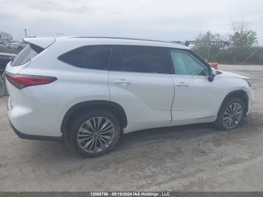 2021 Toyota Highlander Platinum VIN: 5TDFZRBH6MS082276 Lot: 12065796