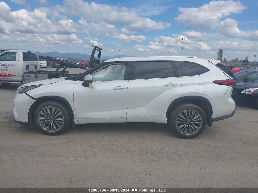 2021 Toyota Highlander Platinum VIN: 5TDFZRBH6MS082276 Lot: 12065796