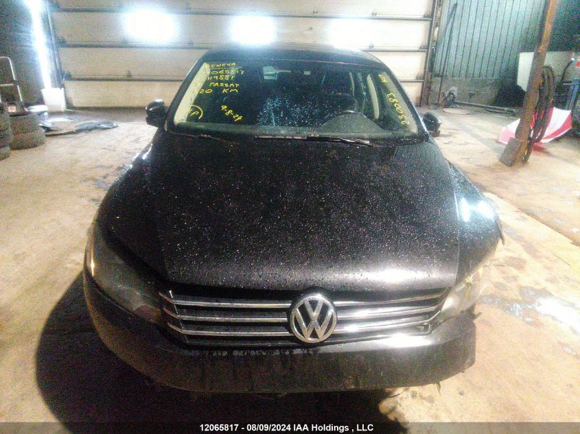 2014 Volkswagen Passat Se VIN: 1VWBS7A35EC119881 Lot: 12065817