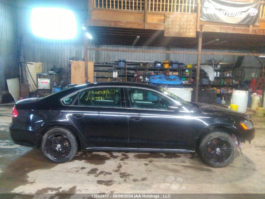 2014 Volkswagen Passat Se VIN: 1VWBS7A35EC119881 Lot: 12065817