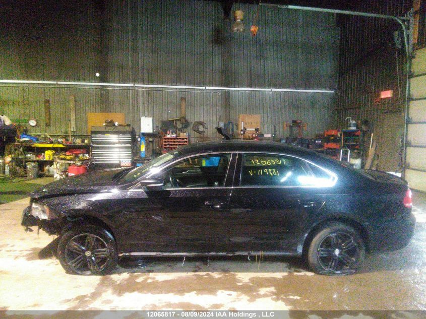 2014 Volkswagen Passat Se VIN: 1VWBS7A35EC119881 Lot: 12065817