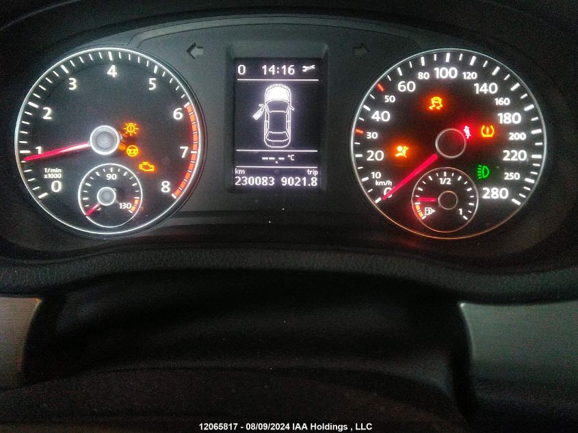 2014 Volkswagen Passat Se VIN: 1VWBS7A35EC119881 Lot: 12065817