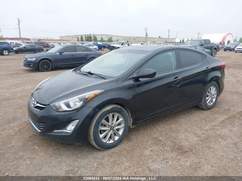 KMHDH4AE3FU306179 2015 HYUNDAI ELANTRA - Image 2