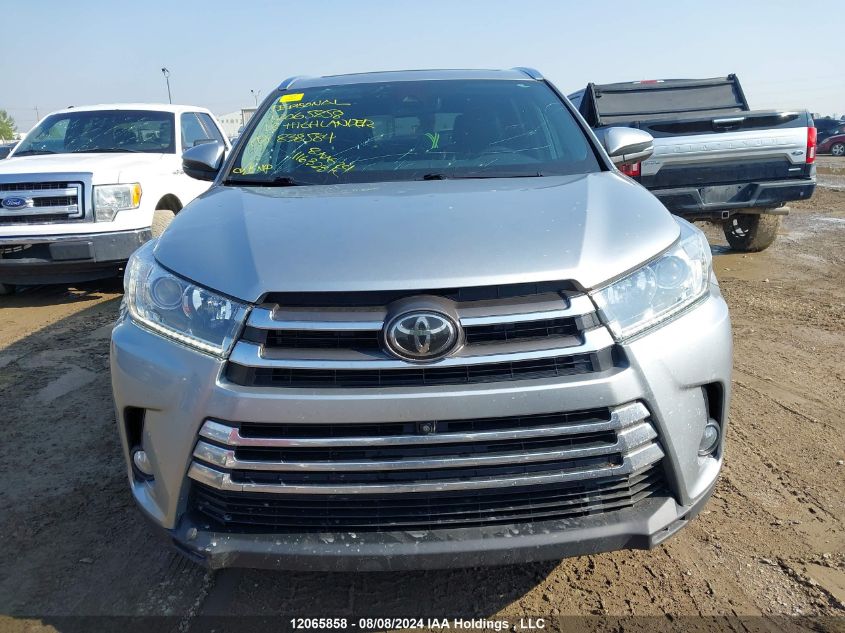 2018 Toyota Highlander Limited VIN: 5TDDZRFH0JS838584 Lot: 12065858