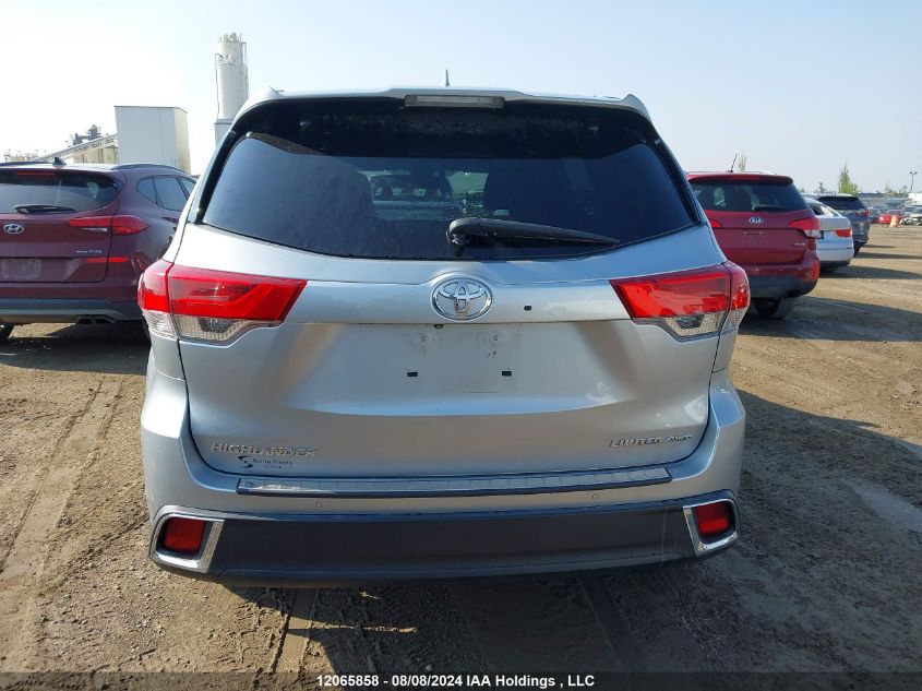 2018 Toyota Highlander Limited VIN: 5TDDZRFH0JS838584 Lot: 12065858