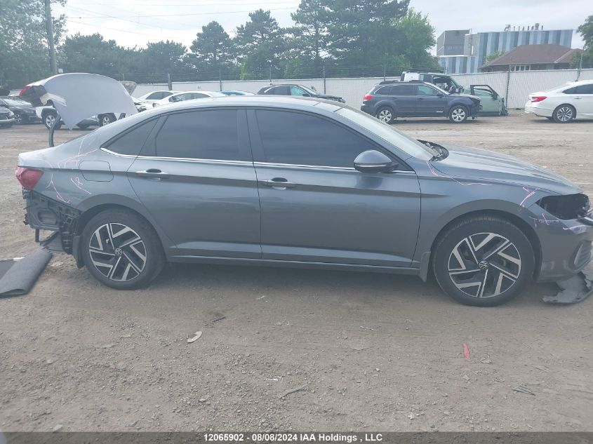 2022 Volkswagen Jetta VIN: 3VWGM7BU5NM003487 Lot: 12065902