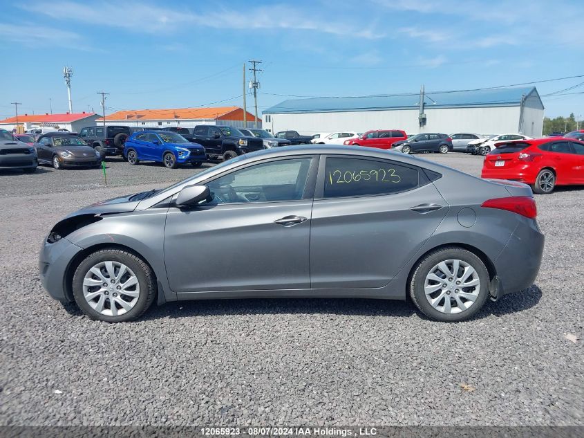 2013 Hyundai Elantra Gl VIN: 5NPDH4AE1DH245944 Lot: 12065923